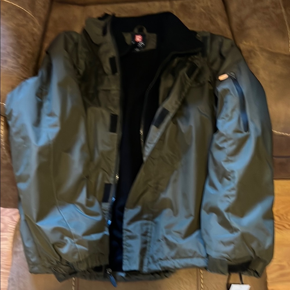 Chaps Men's Green Jacket size large